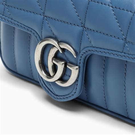 gucci marmont baby blue|Gucci Marmont bag from nancy.